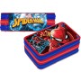 Astuccio Spiderman 3 Scomparti Completo con Pennarelli Giotto Marvel Kids