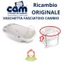 Vaschetta Bagno Cam per Bagnetto Fasciatoio Cambio Ricambio Originale Vasca Bianca
