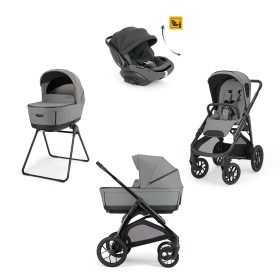 Inglesina Aptica XT Darwin Recline Evo Trio Canyon Grey 2026 con Ovetto Reclinabile