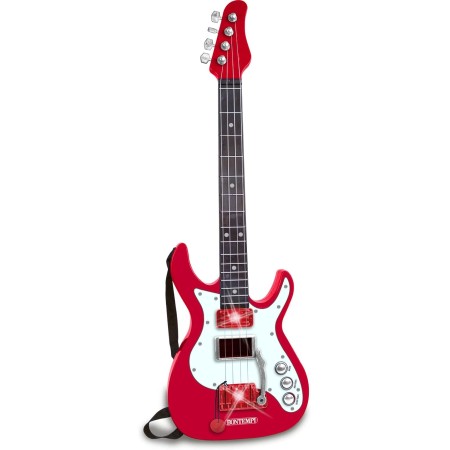 Chitarra Bontempi Elettronica per Bambini Rock Rossa e Bianca 5 Anni+