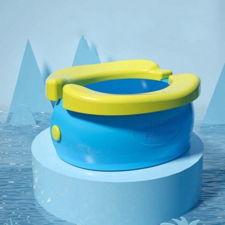 Vasino Portatile per Bambini da Viaggio Fino a 50 kg con 20 Sacchetti Verde