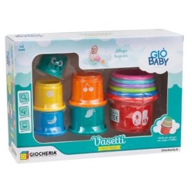 Gioco Torre Vasetti Impilabili 11 pezzi Gio Baby 6 Mesi+